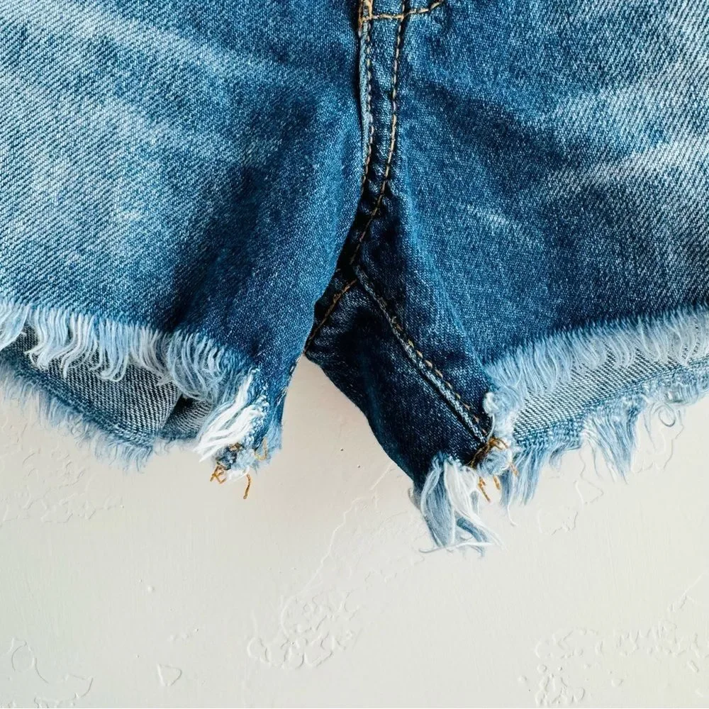 Aeropostale Tomboy Denim Shorty Shorts Size 2
